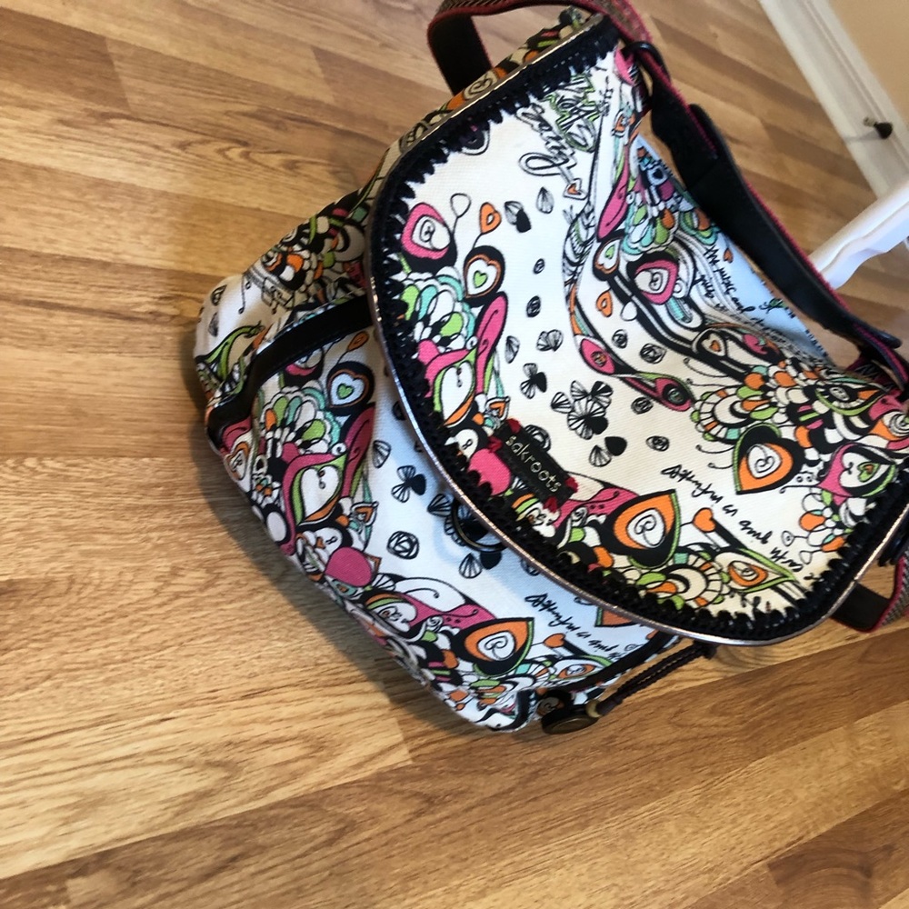 A Sakroots mini bag